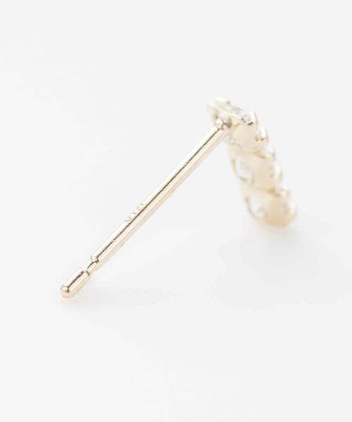 Phoebe（フィービー） ピアス 「K10」ジルコニアプチピアス/BOX付き