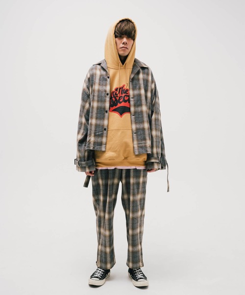 シャツ EFFECTEN エフェクテン / Rougeburg button sleeve CH shirts メンズ レディース