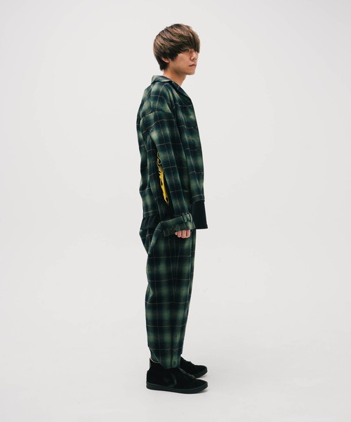 シャツ EFFECTEN エフェクテン / Rougeburg button sleeve CH shirts メンズ レディース