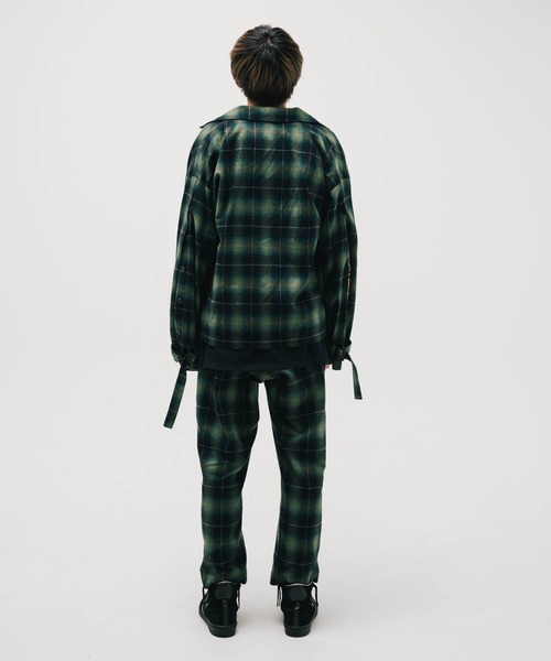 シャツ EFFECTEN エフェクテン / Rougeburg button sleeve CH shirts メンズ レディース