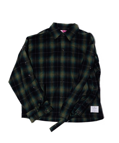 シャツ EFFECTEN エフェクテン / Rougeburg button sleeve CH shirts メンズ レディース