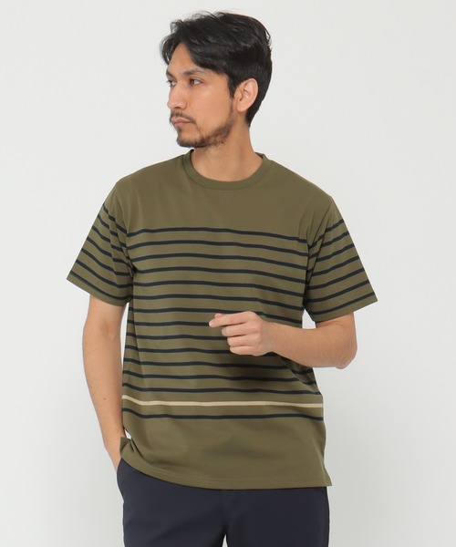 _J.L-A.L_ ブラックパネル　Tシャツ 和紙 シアー クルーネック Tシャツ｜DESIGNWORKS (MEN'S