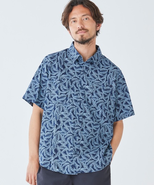 L.L.Bean（エルエルビーン） シャツ 半袖 レイクウォッシュ・キャンプ
