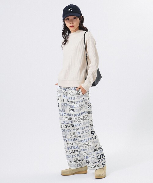 IENA - 【新品】BEAMS ワッフル ミドルネック長袖Jack man/イエナ BEAMS BOY トレーナー スウェット Jackman / 別注 ワッフル