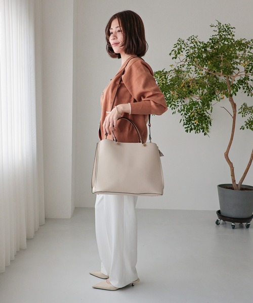 MIAN（ミアン） トートバッグ CLIVIA / 横型A4トートバッグ レディース