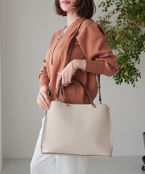 MIAN（ミアン） トートバッグ CLIVIA / 横型A4トートバッグ レディース