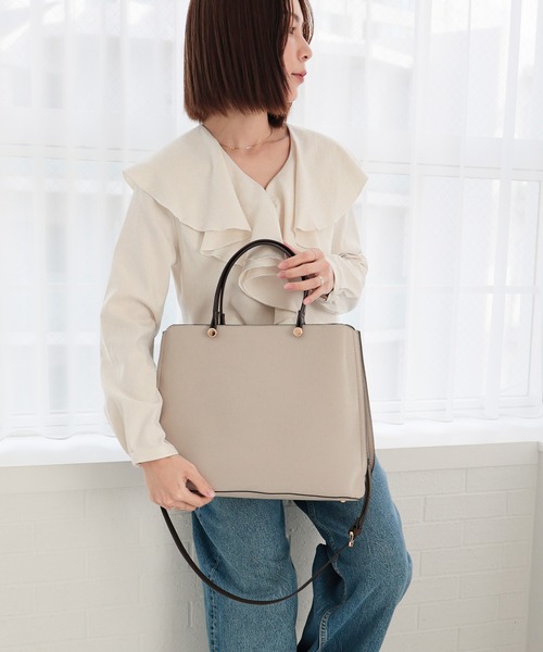 MIAN（ミアン） トートバッグ CLIVIA / 横型A4トートバッグ レディース