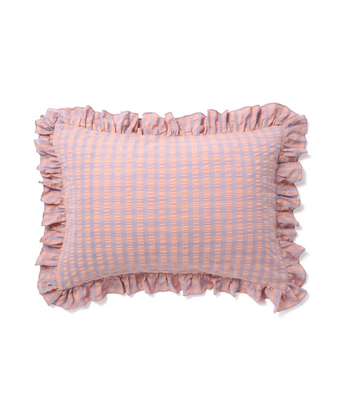 Francfranc まくらカバー、ベッドパッド Francfranc（フランフラン） ベッド 寝具 フリルチェック まくらカバー