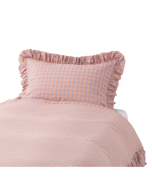 Francfranc（フランフラン） ベッド 寝具 フリルチェック まくらカバー