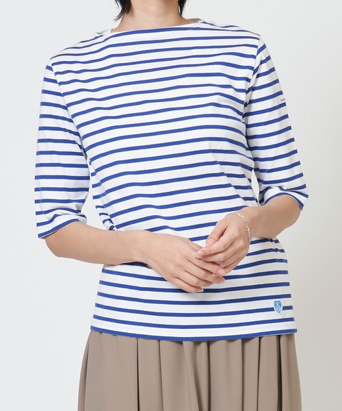 ORCIVAL tシャツ BOAT NECK H/S P.O. 40/2 JERSEY HALF SLEEVE
