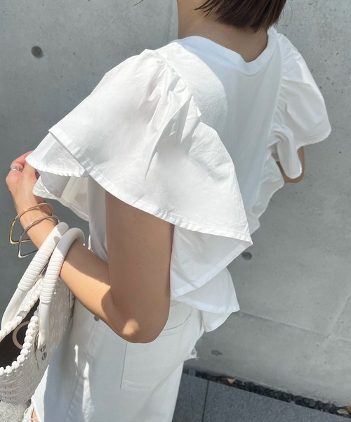 ブーケT | Tops,Tシャツ | | TREFLE＋1（トレフルプラスワン）