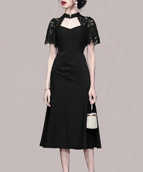 レディース IENA LA BOUCLE 2025SS 希少 コットンレースチュニックドレス