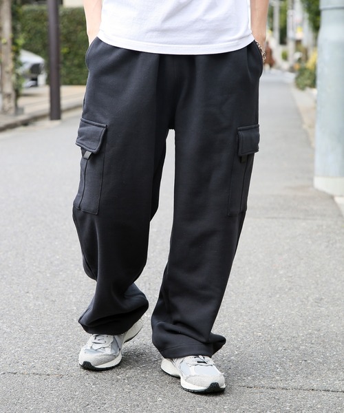 DISCUS スウェットパンツ ジャージ 「DISCUS」ワイドストレート バギー