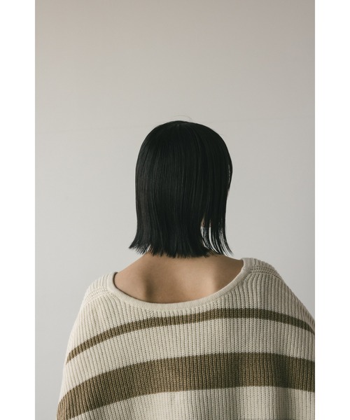 STYLEMIXER ニット セーター 2WAYボーダーニット レディース