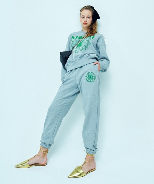 パンツ MARDI MERCREDI SWEAT PANTS EMOJI MU5477 Mardi Mercredi スウェットパンツ ジャージ SWEAT PANTS MARCHE