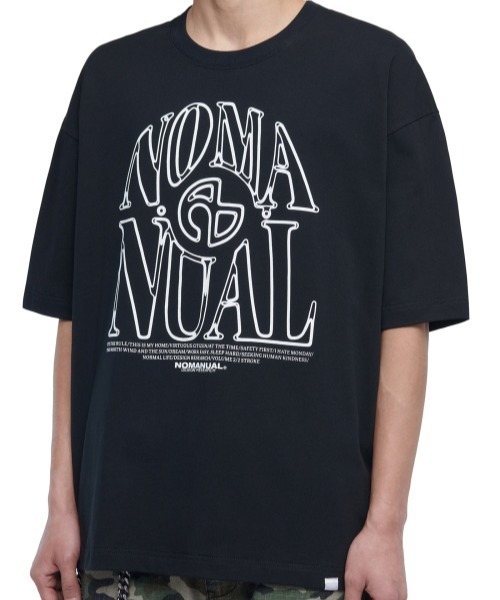 tシャツ A'GEM/9 × .kom 「NOMANUAL/ノーマニュアル」 P.T T-SHIRT/P.T TEE レディース メンズ A'GEM/9 × .kom 『NOMANUAL/ノーマニュアル』 P.T T-SHIRT/P.T