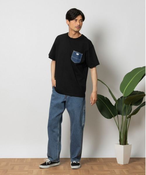 Lee（リー） tシャツ 「Lee」別注 デニムポケット Tシャツ メンズ