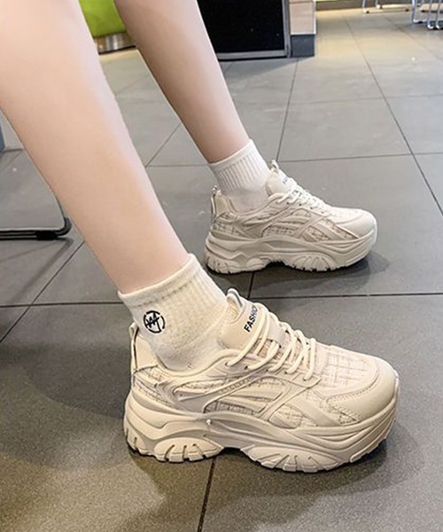 Lace Ladies（レースレディース） スニーカー ミックス ツイード