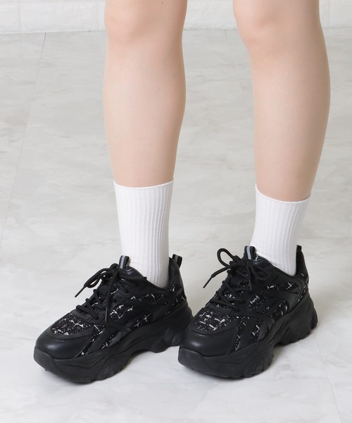Lace Ladies（レースレディース） スニーカー ミックス ツイード