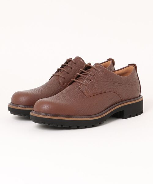 ECCO Citytray Plain メンズ レザーダービーシューズ ブラウン ECCO Citytray Plain メンズ レザーダービーシューズ | ブラウン