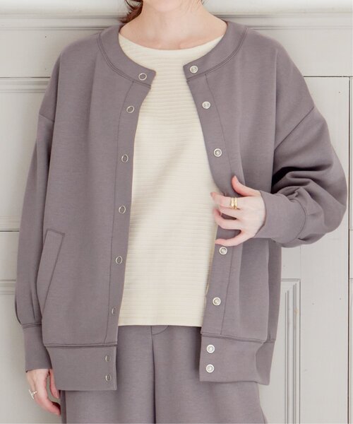 美品▲TICCA ティッカ//ウールカーディガン▲アイボリー　ゆったり ikka（イッカ） カーディガン 「洗濯機で洗える」GOKU楽ダンボール