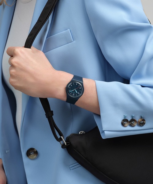 Swatch 腕時計 TIME TO TEAL レディース メンズ : ZOZOTOWN
