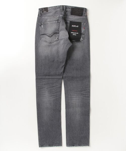 REPLAY（リプレイ） ジーンズ コンフォート ROCCO ブラックストレッチ