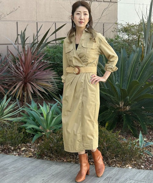 BANANA REPUBLIC FACTORY STORE」 シャツワンピース S ブラック 