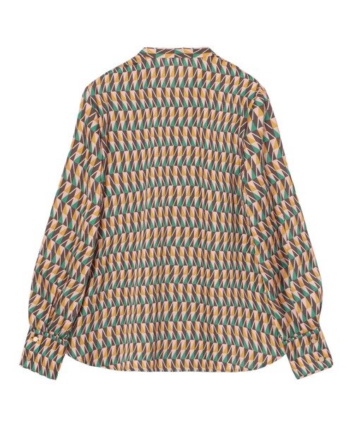 ANAYI（アナイ） ブラウス シャツ カラーグラフィックフリル ブラウス