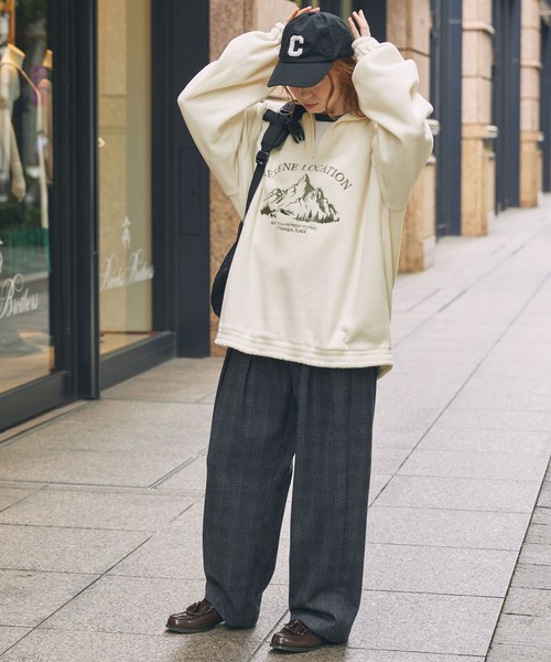 フリース トレーナー MEN'S MELROSE トレーナー スウェット ハイファンクショナル