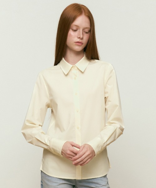 ブラウス シャツ KIRSH CHERRY SLIM FIT SHIRT キルシー チェリー スリム フィット シャツ レディース