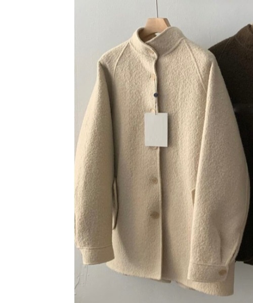 コート アウター デザイン襟付きロングコート レディース : ZOZOTOWN