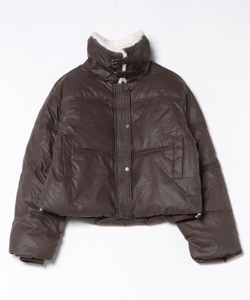 ブラウン クロップド ダウンジャケット THE NORTH FACE - 日本未発売【THE NORTH FACE】クロップドダウン