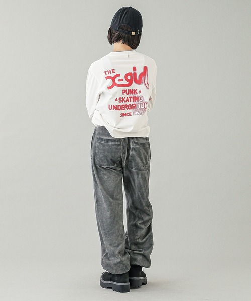 X-girl tシャツ RUSTY LOGO L/S TEE レディース : ZOZOTOWN