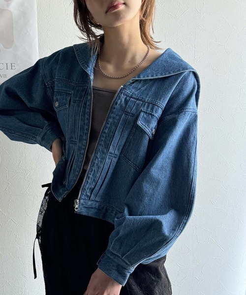 【KANEKO ISAO】デニムジャケット セーラー風 フリル 楽天市場】＼早い者勝ち☆本日限定 10%OFFクーポン 8/1 23:59