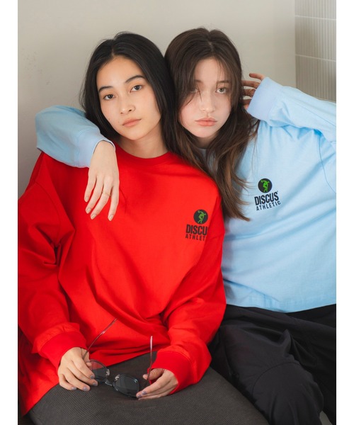 tシャツ DISCUS別注 ロゴロングスリーブTee レディース ロンt ブランド レディース（DISCUS）のおすすめ人気商品一覧