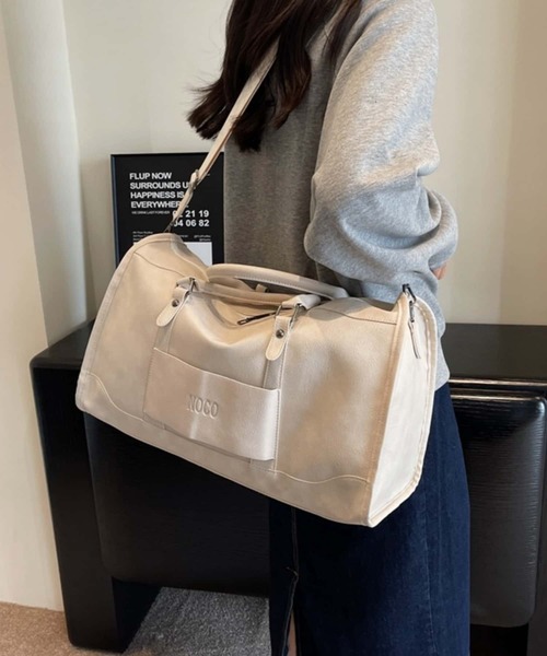 LA VORAGINE（ラ ヴォラジネ） ボストンバッグ 大容量2WAY ボストン