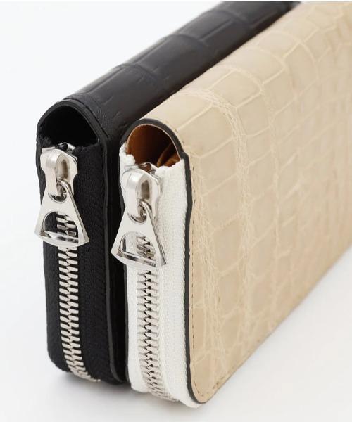 二つ折り財布 財布 ITTI/イッチ/CRISTY SMART MID WLT .5 / CROCO「2026年秋冬入荷モデル」 メンズ レディースの画像