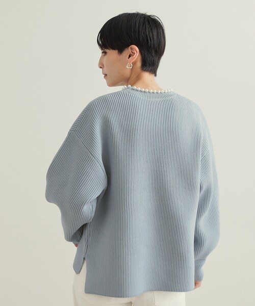 OPAQUE.CLIP（オペークドットクリップ） ニット セーター パール調