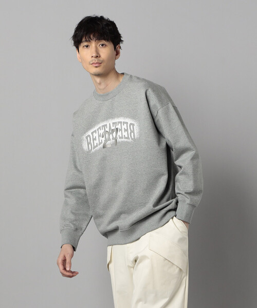β MEN（ベータ・メン） トレーナー スウェット βカレッジプリント プル 