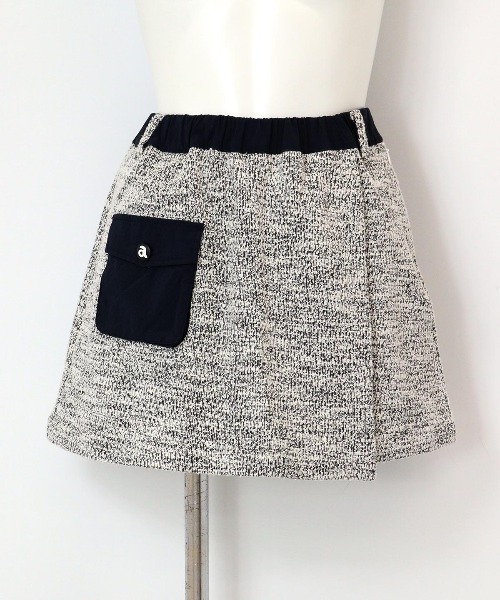 <新品未使用>archivioツイード風ショートパンツ LightGray archivio パンツ 「LADIES」ツイード風ショートパンツ