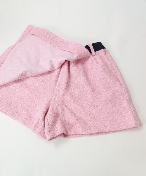 archivio パンツ 「LADIES」ツイード風ショートパンツ