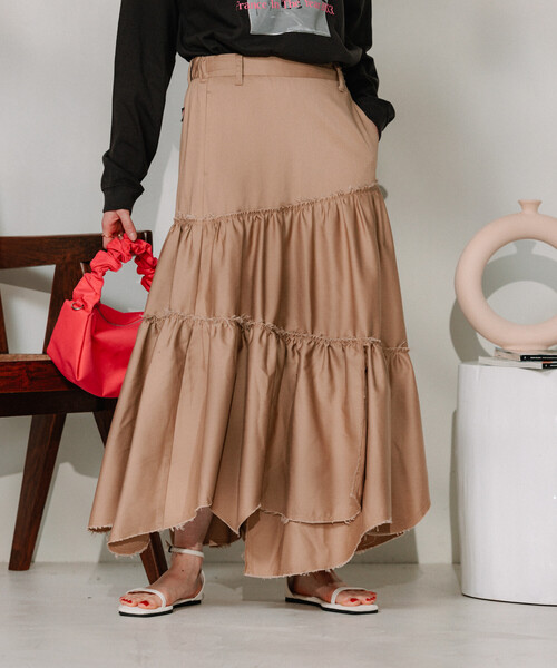 FREAK'S STORE（フリークスストア） ロング スカート 夏 RED KAP