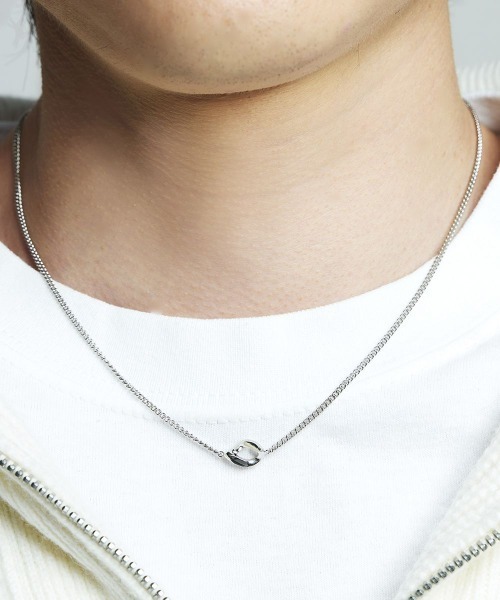 4℃ HOMME+（ヨンドシーオムプラス） ネックレス シルバー ネックレス