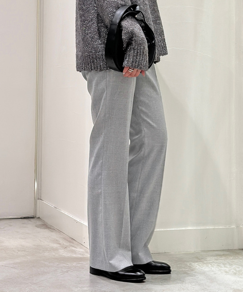 「AP STUDIO」 「scentof」スラックス 40 グレー レディース_画像4