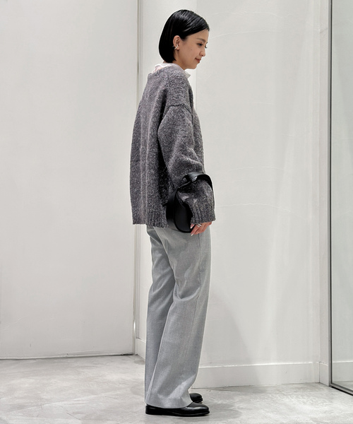 「AP STUDIO」 「scentof」スラックス 40 グレー レディース_画像7