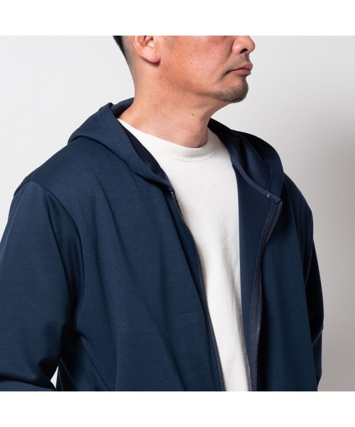 BAYBLO パーカー (SA) シルキーエアー 無地 ジップパーカー メンズ