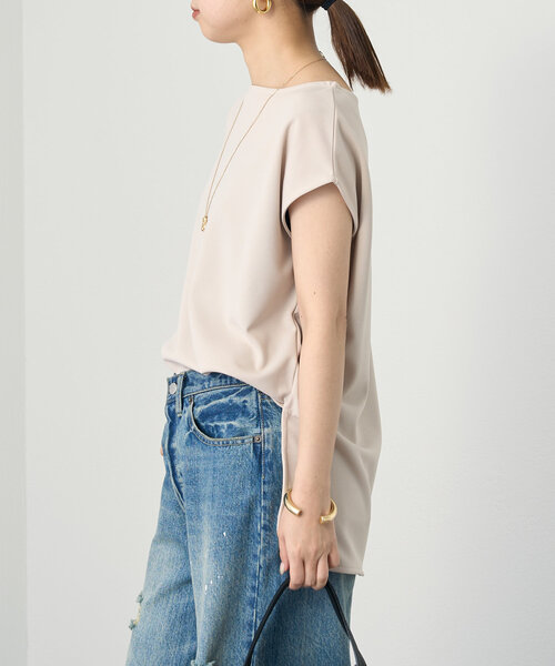 Loungedress ラウンジドレス カットジョーゼットフレンチブラウス 新品 セール】カットジョーゼットフレンチブラウス（シャツ/ブラウス