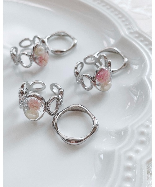 TONE（トネ） 指輪 リング 「Cheriange」朝露撫でて リングセット(MA