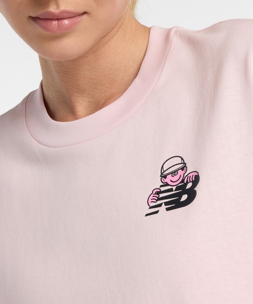 New Balance tシャツ X Face Oka スモールロゴショートスリーブT